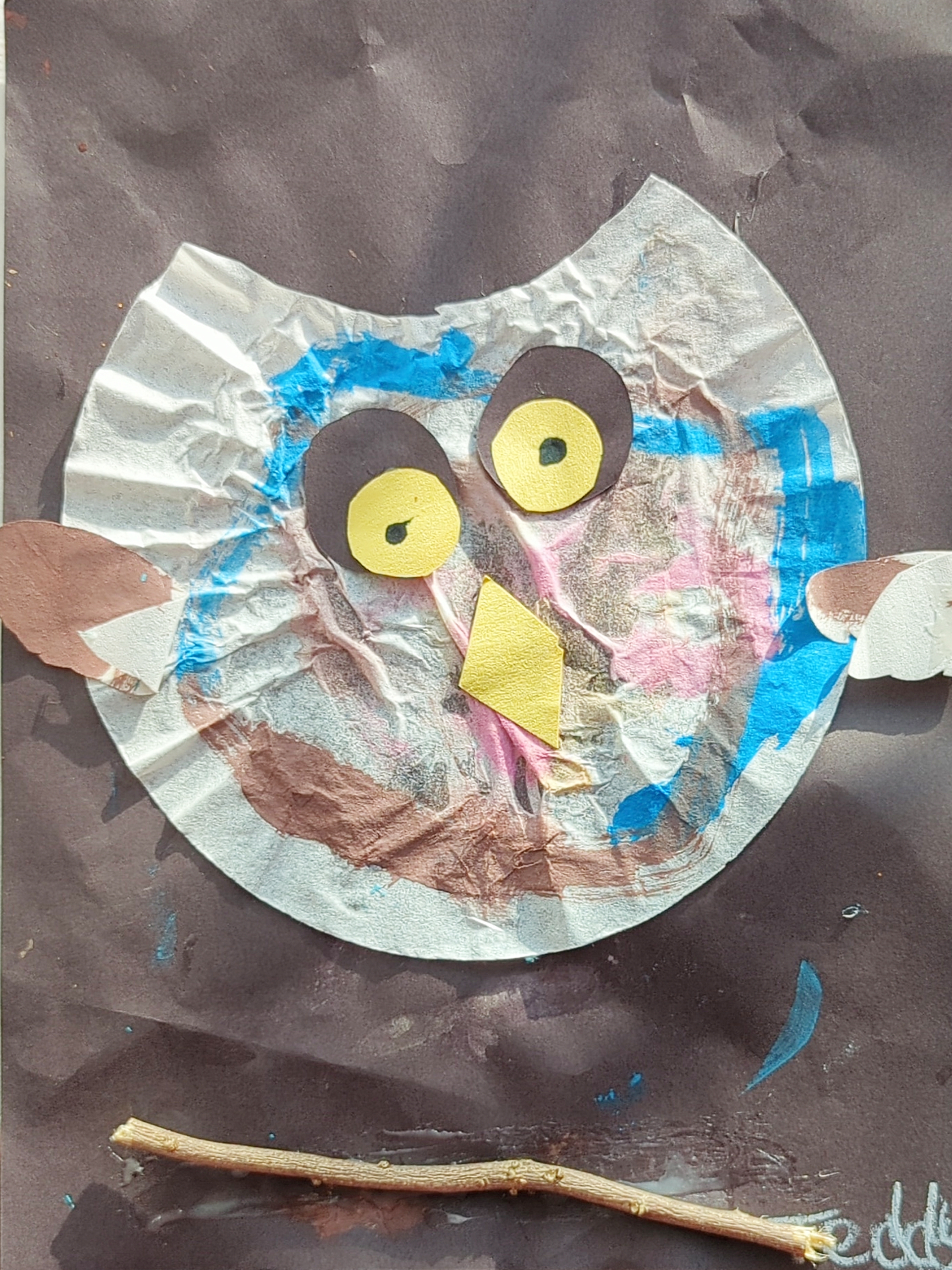 Mixed Media Owl